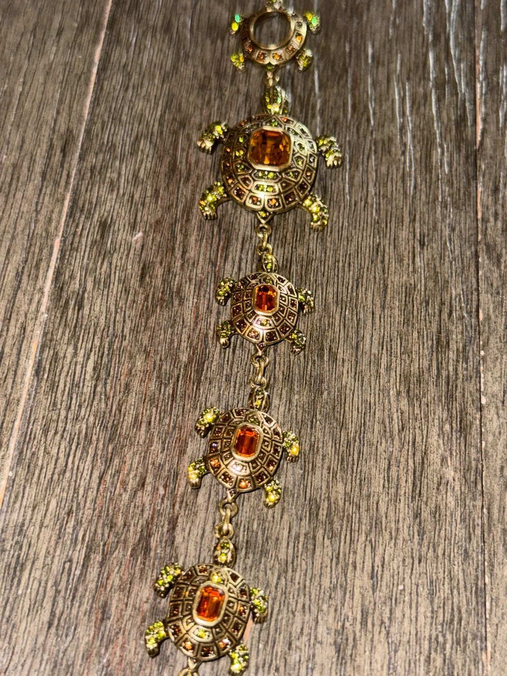 Heidi Daus "Slow Poke" Crystal Turtle Link
Bracelet - Picture 7 of 9